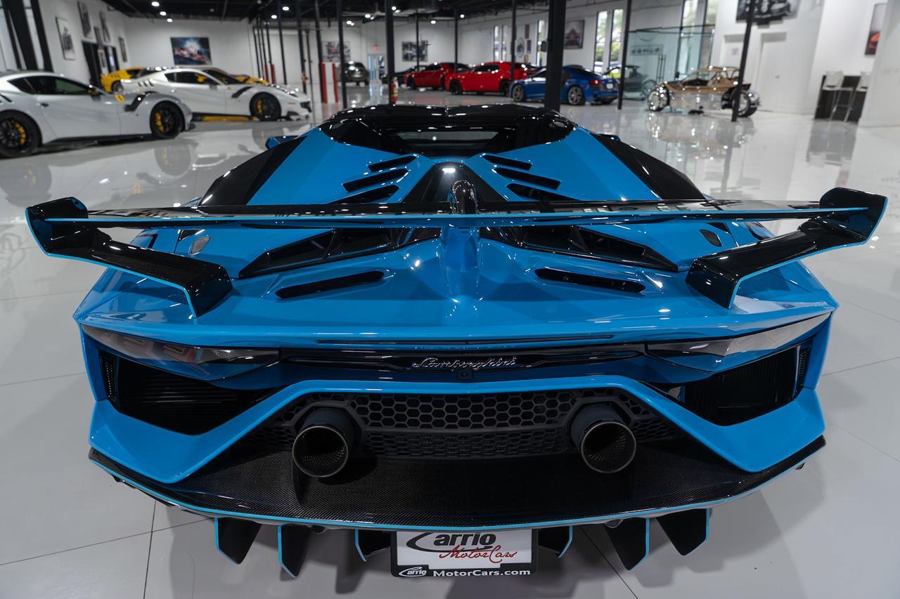 2021 Lamborghini Aventador SVJ Roadster Blu Cepheus paint/calipers, Ad Personam interior, painted "SVJ", carbon galore & MORE!! Fort Lauderdale FL