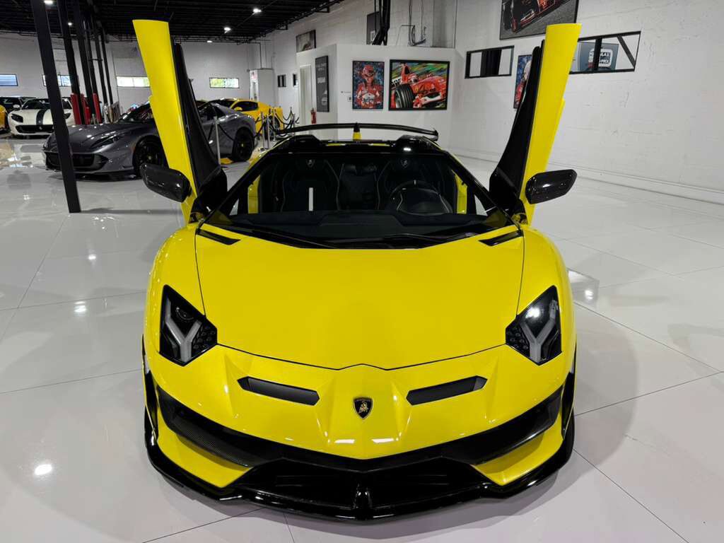 2021 Lamborghini Aventador SVJ Roadster Giallo Tenerife paint, comfort seats, Sensonum Audio system, carbon galore AND MORE!! Fort Lauderdale FL