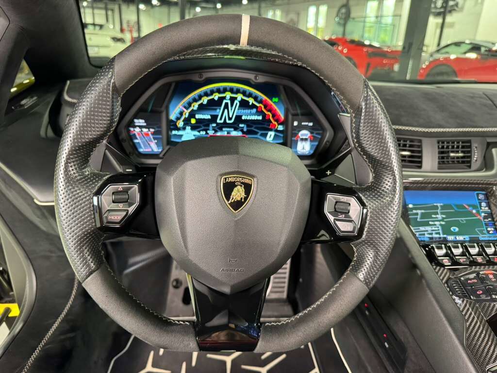 2021 Lamborghini Aventador SVJ Roadster Giallo Tenerife paint, comfort seats, Sensonum Audio system, carbon galore AND MORE!! Fort Lauderdale FL