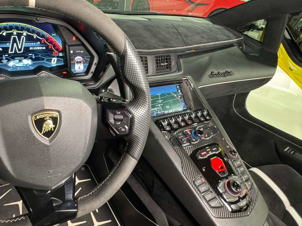 2021 Lamborghini Aventador SVJ Roadster Giallo Tenerife paint, comfort seats, Sensonum Audio system, carbon galore AND MORE!! Fort Lauderdale FL