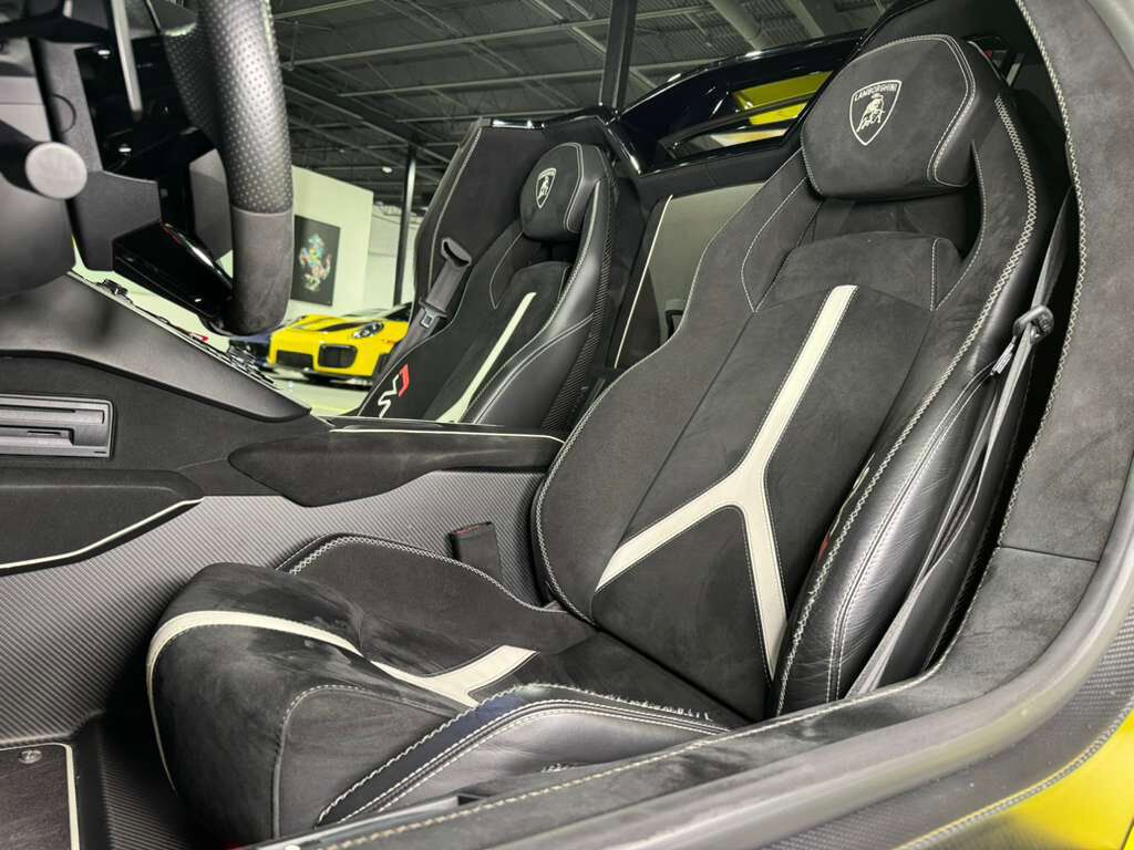 2021 Lamborghini Aventador SVJ Roadster Giallo Tenerife paint, comfort seats, Sensonum Audio system, carbon galore AND MORE!! Fort Lauderdale FL