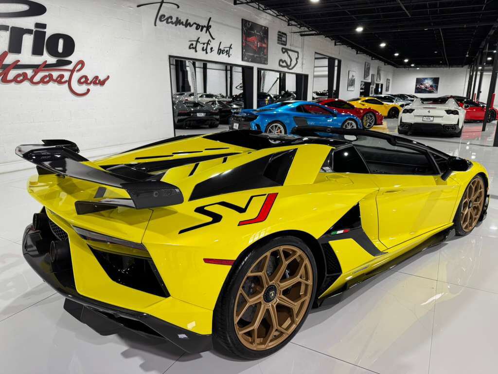 2021 Lamborghini Aventador SVJ Roadster Giallo Tenerife paint, comfort seats, Sensonum Audio system, carbon galore AND MORE!! Fort Lauderdale FL