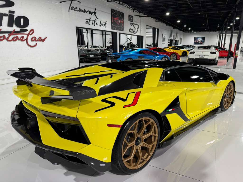 2021 Lamborghini Aventador SVJ Roadster Giallo Tenerife paint, comfort seats, Sensonum Audio system, carbon galore AND MORE!! Fort Lauderdale FL