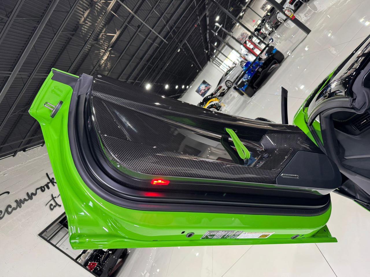2021 Lamborghini Aventador SVJ Roadster Verde Mantis paint, Ad Personam calipers, Sensonum audio, comfort seats & more!! Fort Lauderdale FL