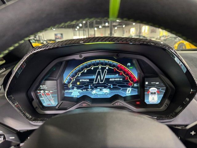 2021 Lamborghini Aventador SVJ Roadster Verde Mantis paint, Ad Personam calipers, Sensonum audio, comfort seats & more!! Fort Lauderdale FL