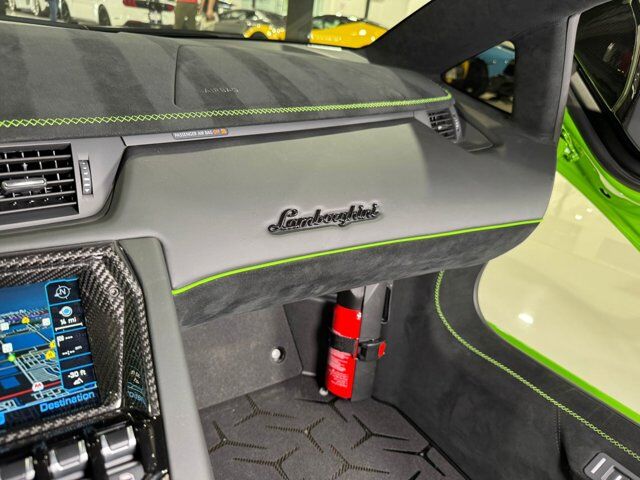 2021 Lamborghini Aventador SVJ Roadster Verde Mantis paint, Ad Personam calipers, Sensonum audio, comfort seats & more!! Fort Lauderdale FL