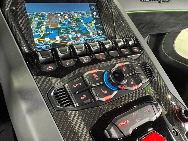 2021 Lamborghini Aventador SVJ Roadster Verde Mantis paint, Ad Personam calipers, Sensonum audio, comfort seats & more!! Fort Lauderdale FL