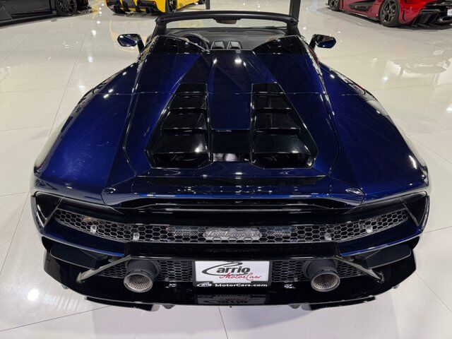 2021 Lamborghini Huracan EVO Spyder RWD Blu Astraeus paint, Sensonum audio system Fort Lauderdale FL