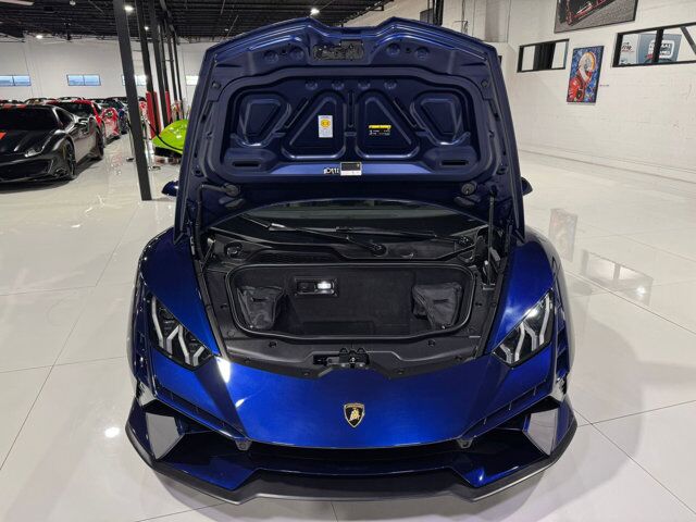 2021 Lamborghini Huracan EVO Spyder RWD Blu Astraeus paint, Sensonum audio system Fort Lauderdale FL