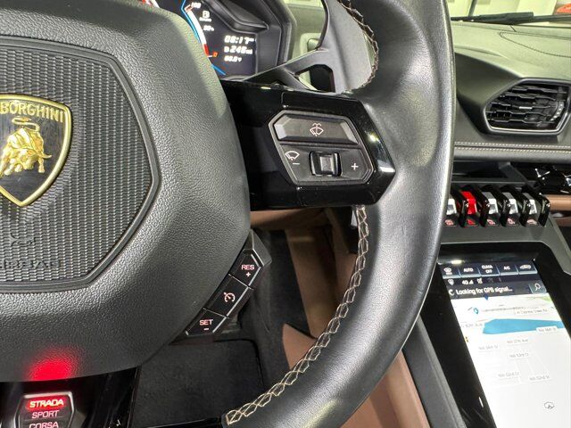 2021 Lamborghini Huracan EVO Spyder RWD Blu Astraeus paint, Sensonum audio system Fort Lauderdale FL