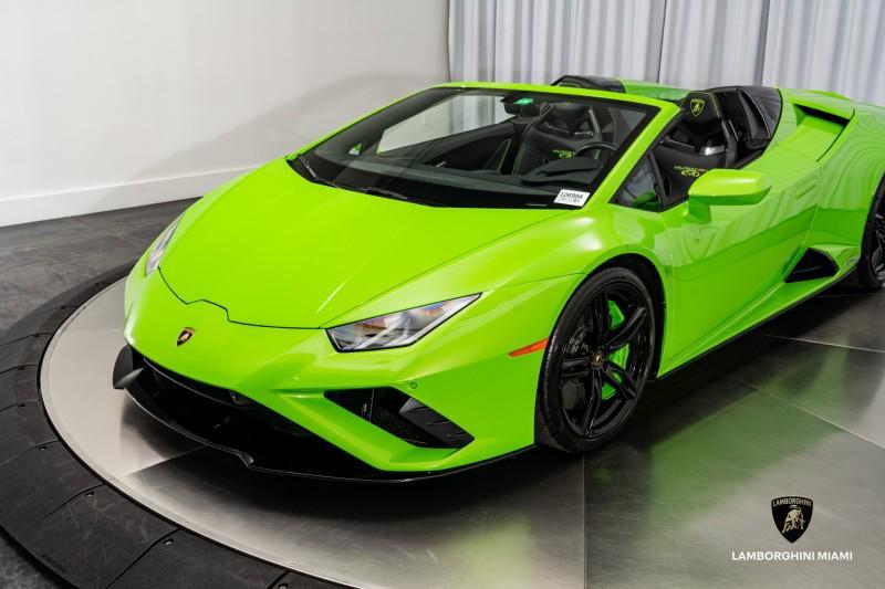 2021 Lamborghini Huracan Evo Spyder RWD North Miami Beach FL