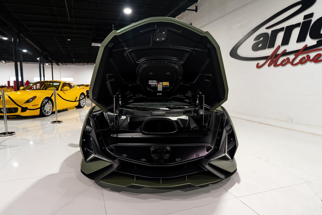 2021 Lamborghini Sian FKp 37 1 of 63, Verde Triton gradient paint, Poltrona Frau leather interior AND MUCH MORE!!! Fort Lauderdale FL