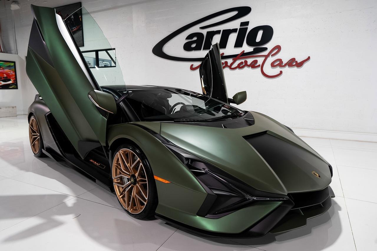 2021 Lamborghini Sian FKp 37 1 of 63, Verde Triton gradient paint, Poltrona Frau leather interior AND MUCH MORE!!! Fort Lauderdale FL