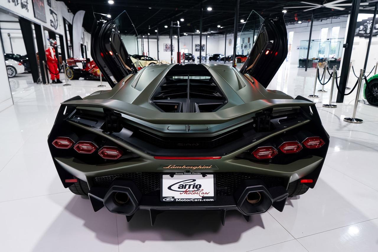 2021 Lamborghini Sian FKp 37 1 of 63, Verde Triton gradient paint, Poltrona Frau leather interior AND MUCH MORE!!! Fort Lauderdale FL
