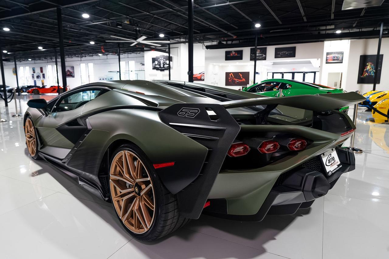 2021 Lamborghini Sian FKp 37 1 of 63, Verde Triton gradient paint, Poltrona Frau leather interior AND MUCH MORE!!! Fort Lauderdale FL