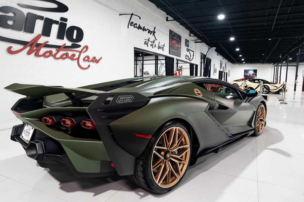 2021 Lamborghini Sian FKp 37 1 of 63, Verde Triton gradient paint, Poltrona Frau leather interior AND MUCH MORE!!! Fort Lauderdale FL