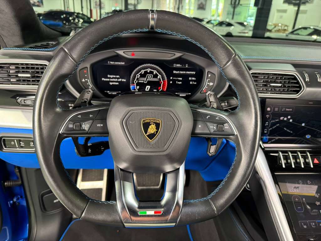 2021 Lamborghini Urus Blu Eleos Matt paint, Ad Personam options, panoramic roof, Bang & Olufsen audio AND MUCH MORE!! Fort Lauderdale FL