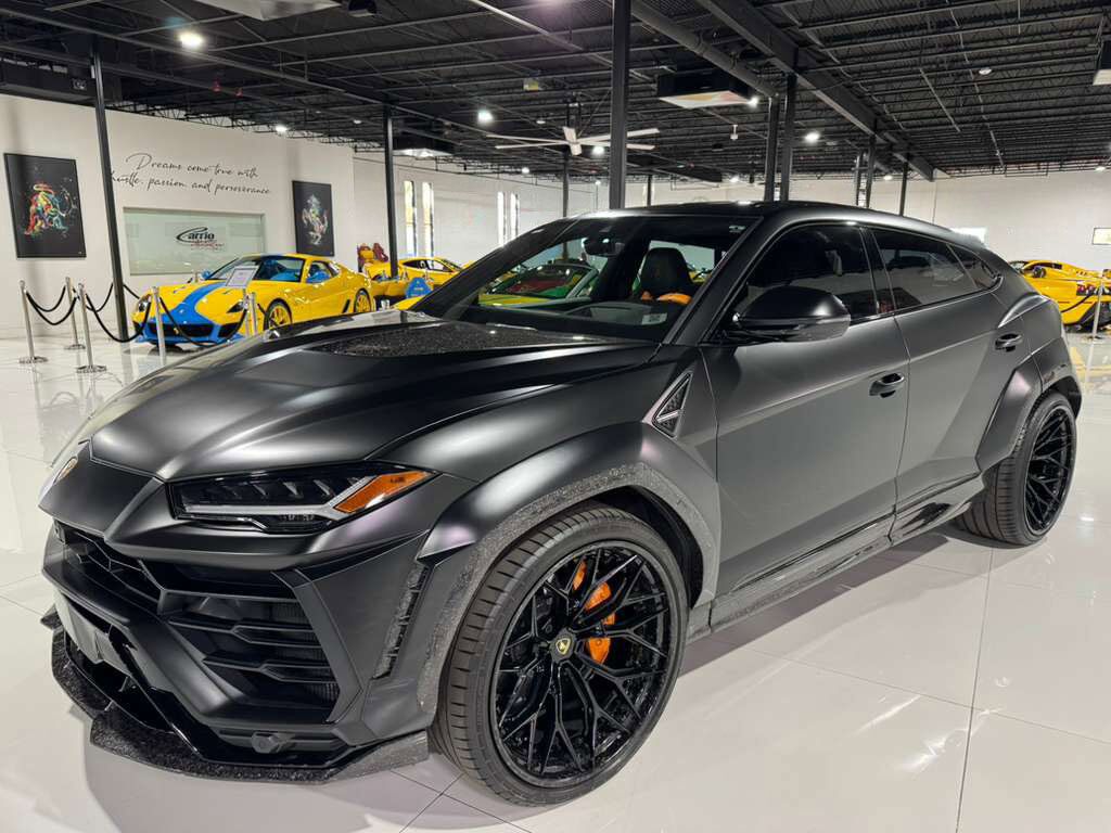 2021 Lamborghini Urus wide body kit, Nero Noctis Matt paint, Ad Personam interior, Bang & Olufsen audio AND MUCH MORE!!