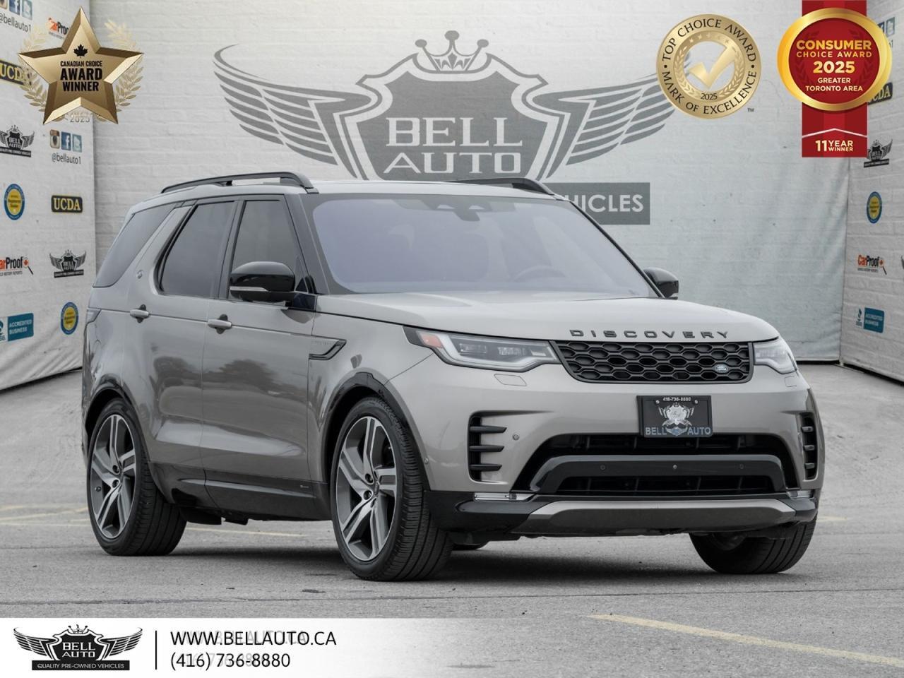 2021 Land Rover Discovery R-Dynamic HSE P360, 7PASS, 360CAM, NAVI, PANO, B.SPOT, MERIDIAN, NOACCIDENT Toronto ON