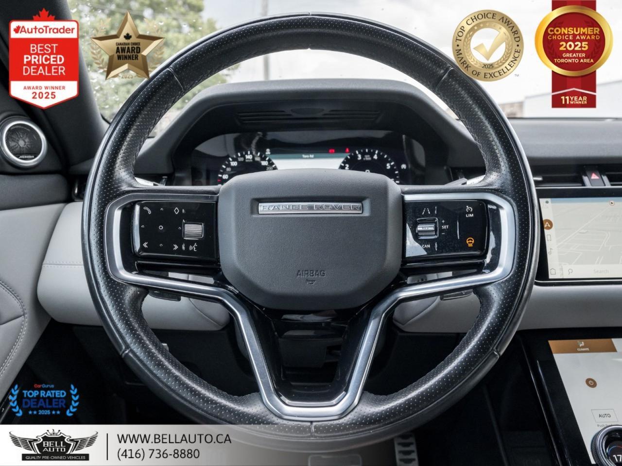 2021 Land Rover Range Rover Evoque R-Dynamic SE | PANOROOF | MERIDIAN | PWR&MMRY LTHR | ONSTAR | B.SPOT | NOACCIDENT Toronto ON