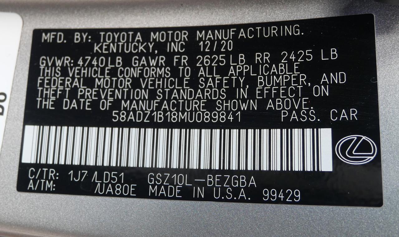 2021 Lexus ES 350 San Juan TX