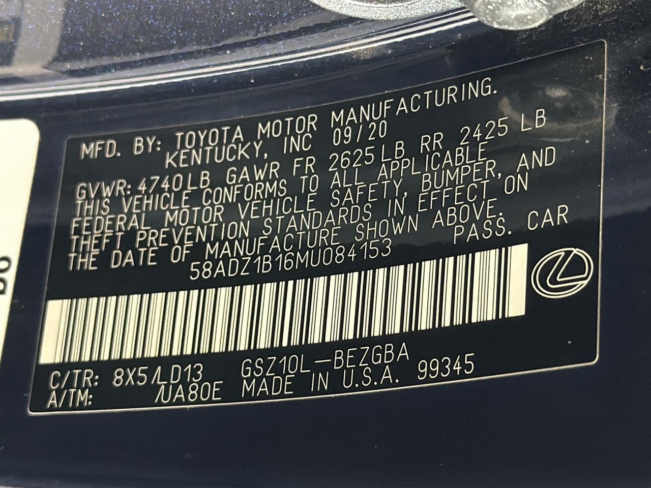 2021 Lexus ES 350 San Antonio TX