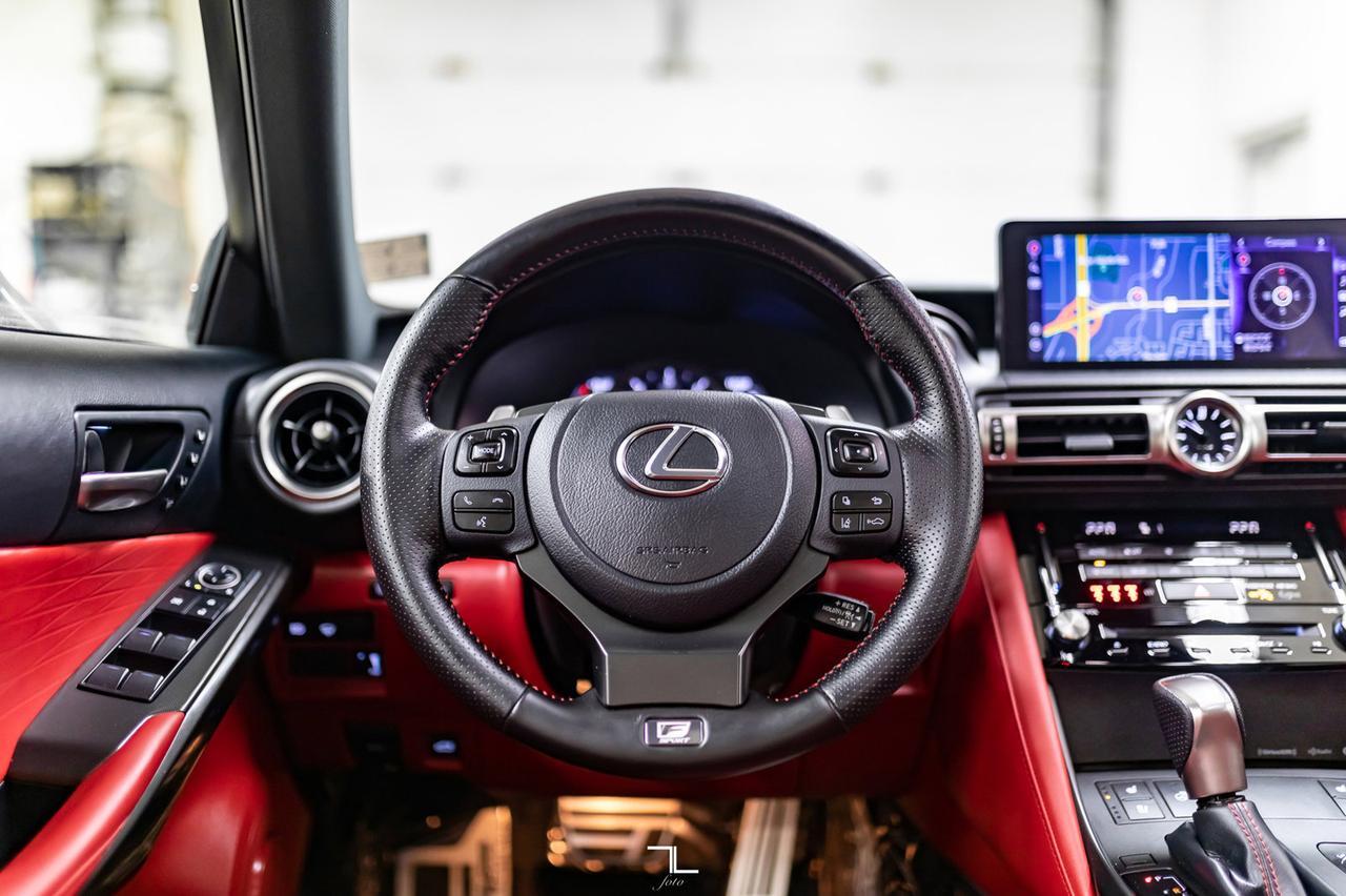 2021 Lexus IS 300 AWD F-Sport Leather Roof Nav BCam Red Deer AB