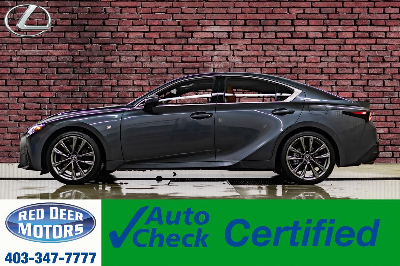 2021 Lexus IS 300 AWD F-Sport Leather Roof Nav BCam Red Deer AB