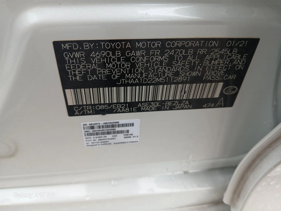 2021 Lexus IS 300 Sedan 4D Maitland FL