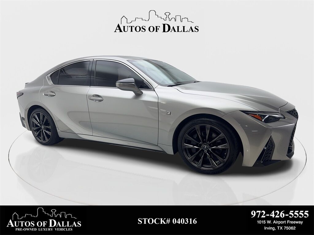 2021 Lexus IS 350 F SPORT CAM,SUNROOF,CLMT STS,BLIND SPOT,19&quot; WL Irving TX