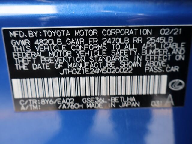 2021 Lexus IS 350 F SPORT Oshkosh WI