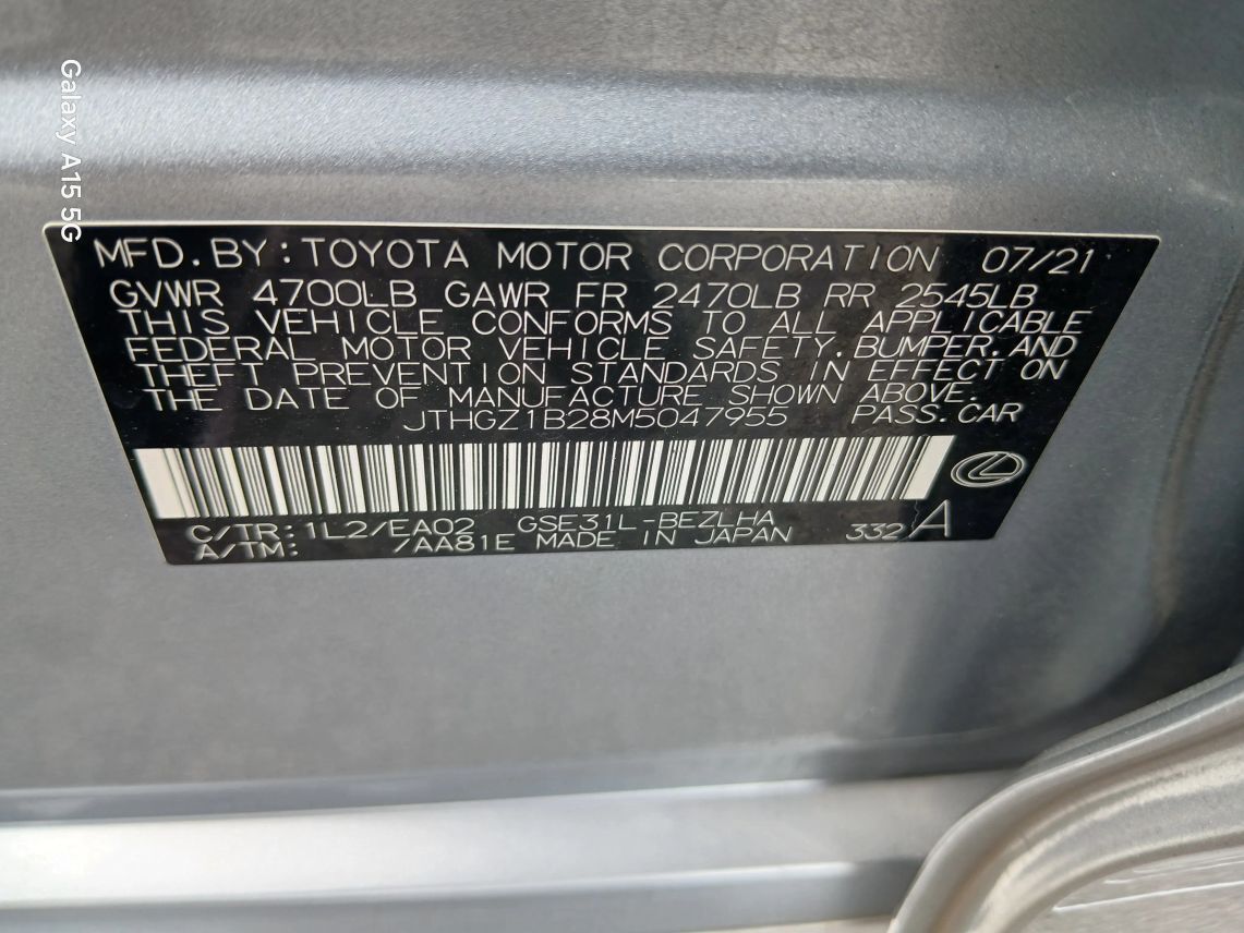 2021 Lexus IS 350 F SPORT Sedan 4D Maitland FL