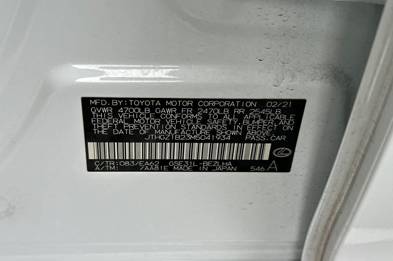 2021 Lexus IS F SPORT Roseville CA