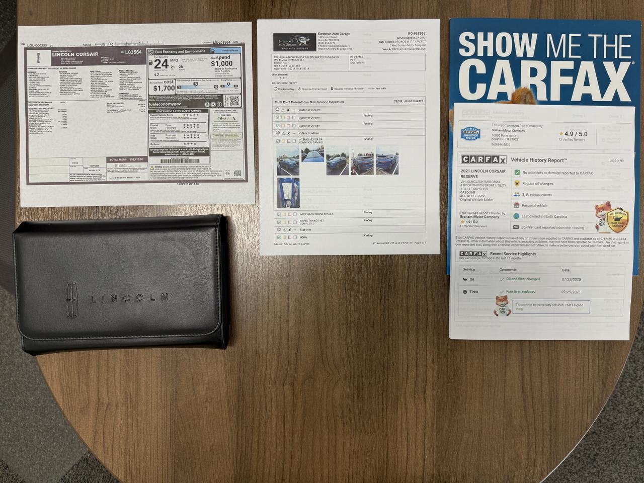 2021 Lincoln Corsair Reserve Knoxville TN