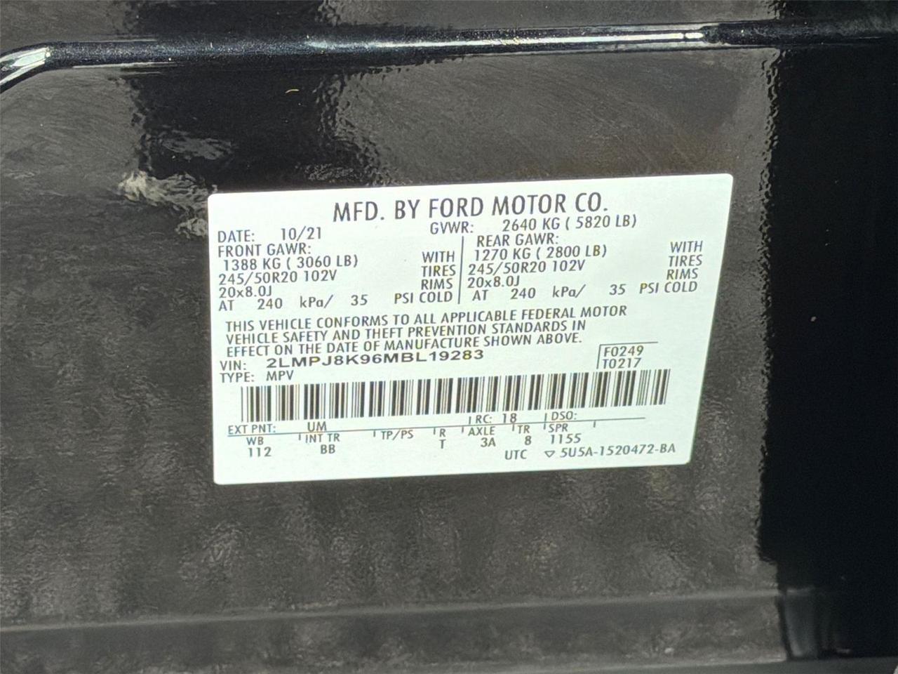 2021 Lincoln Nautilus Reserve Hagerstown MD