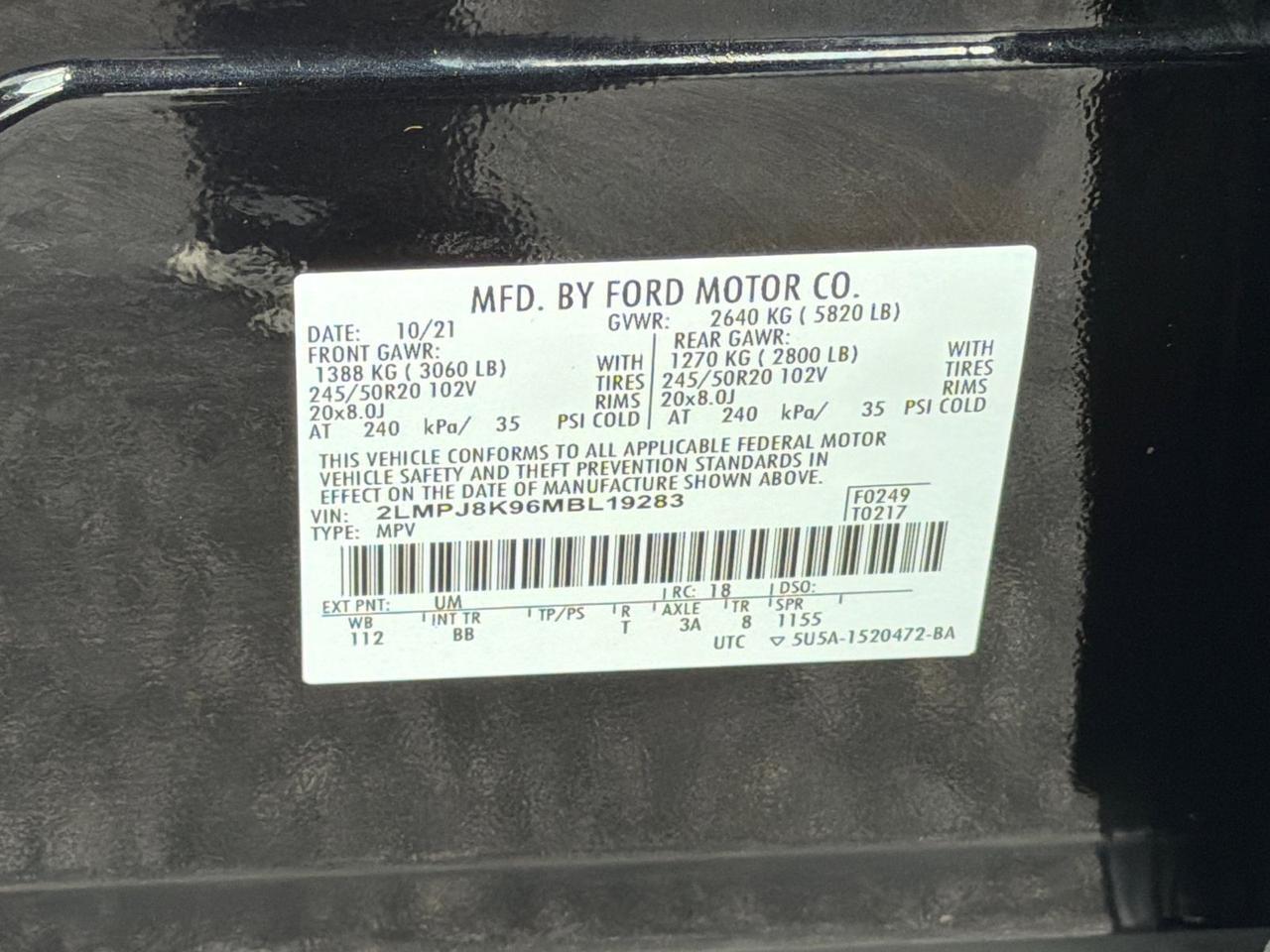 2021 Lincoln Nautilus Reserve Hagerstown MD