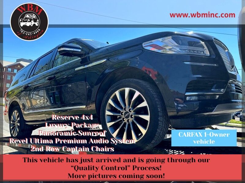 2021 Lincoln Navigator L Reserve 4x4 w/ Luxury Package