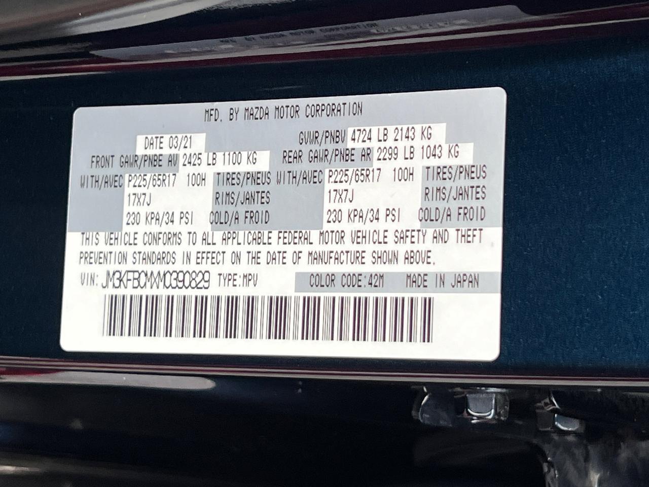 2021 MAZDA CX-5 Touring Hagerstown MD