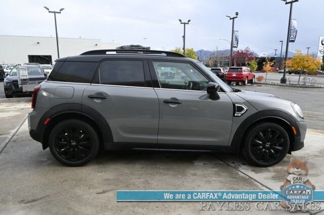 2021 MINI Countryman Cooper S / AWD / Excitement Pkg / Power & Heated Leather Seats / Dual Sunroof / NAV / HUD / Harman Kardon Speakers / Apple CarPlay & Android Auto / Back Up Camera / Keyless Entry & Start / 31 MPG / 1-Owner Anchorage AK
