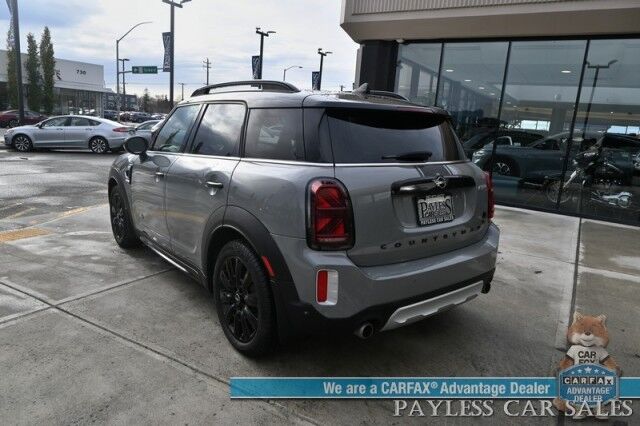 2021 MINI Countryman Cooper S / AWD / Excitement Pkg / Power & Heated Leather Seats / Dual Sunroof / NAV / HUD / Harman Kardon Speakers / Apple CarPlay & Android Auto / Back Up Camera / Keyless Entry & Start / 31 MPG / 1-Owner Anchorage AK