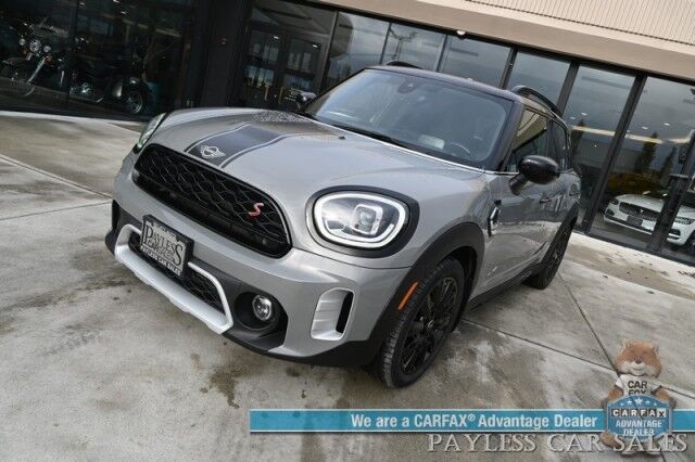 2021 MINI Countryman Cooper S / AWD / Excitement Pkg / Power & Heated Leather Seats / Dual Sunroof / NAV / HUD / Harman Kardon Speakers / Apple CarPlay & Android Auto / Back Up Camera / Keyless Entry & Start / 31 MPG / 1-Owner Anchorage AK
