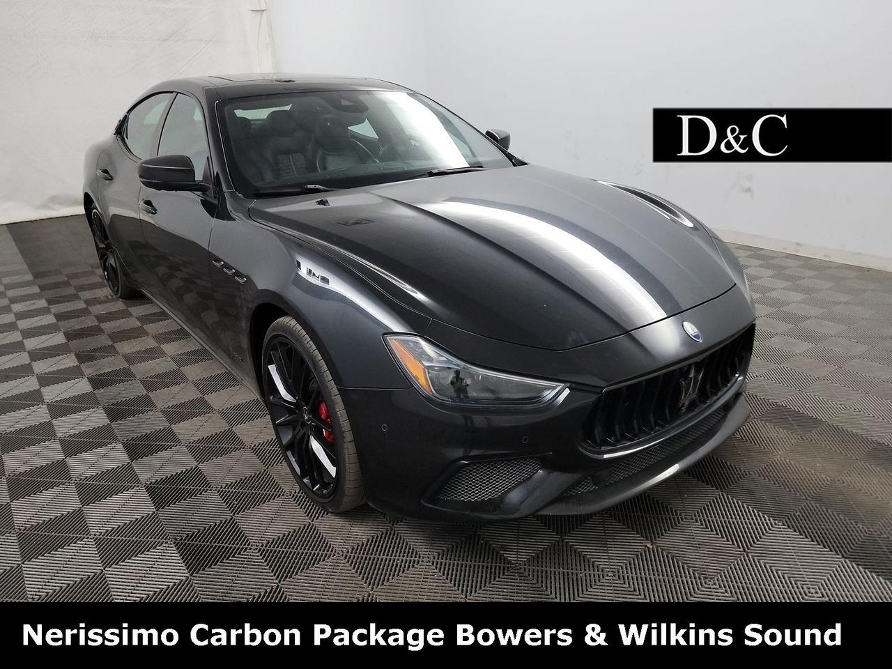 2021 Maserati Ghibli S Q4 GranSport Nerissimo Carbon Package Bowers &amp; Wilkins Sound Portland OR