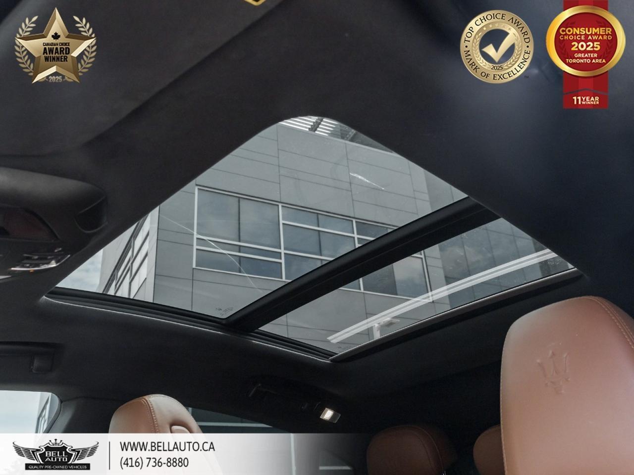 2021 Maserati Levante S GranSport | PANORAMIC ROOF | POWER AND MEMORY SEATS | LEATHER | BACKUPCAM | NO ACCIDENT Toronto ON