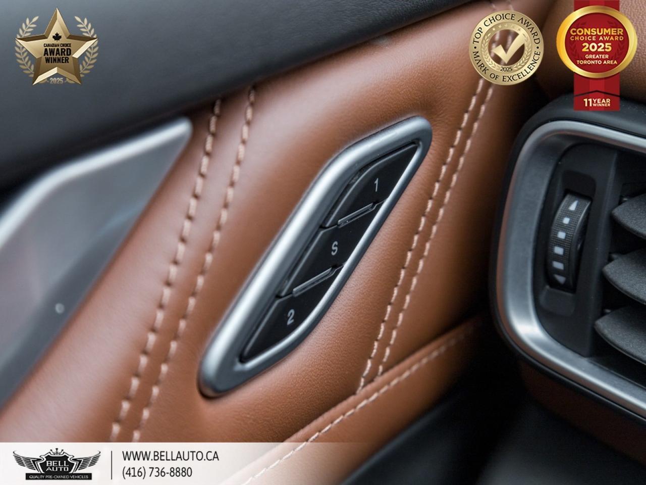 2021 Maserati Levante S GranSport | PANORAMIC ROOF | POWER AND MEMORY SEATS | LEATHER | BACKUPCAM | NO ACCIDENT Toronto ON