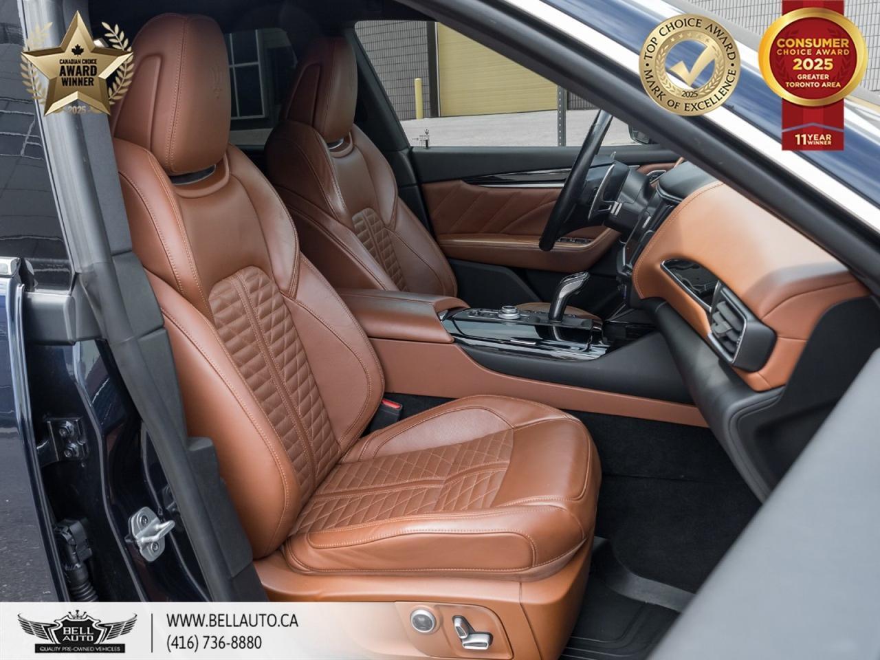 2021 Maserati Levante S GranSport | PANORAMIC ROOF | POWER AND MEMORY SEATS | LEATHER | BACKUPCAM | NO ACCIDENT Toronto ON