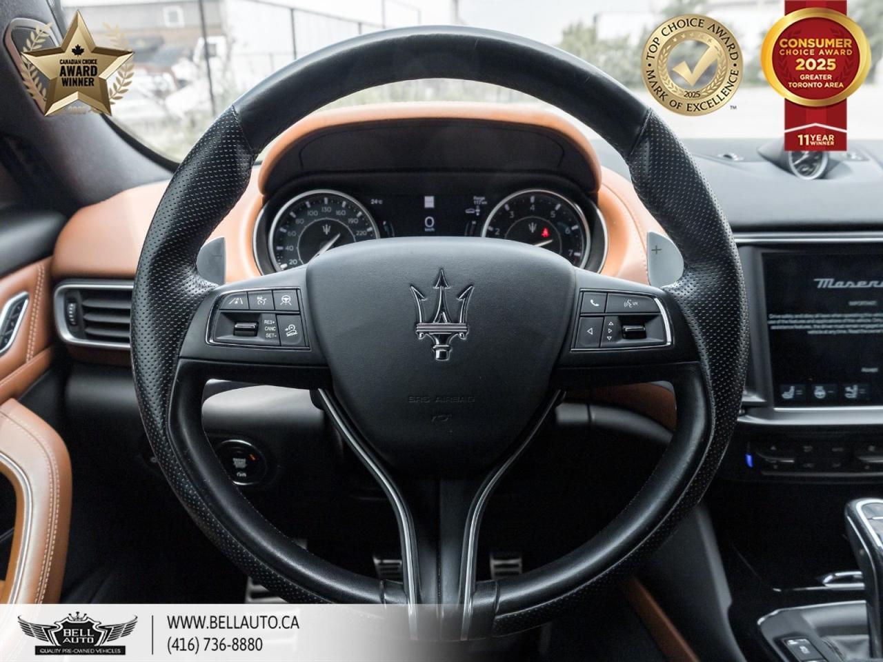 2021 Maserati Levante S GranSport | PANORAMIC ROOF | POWER AND MEMORY SEATS | LEATHER | BACKUPCAM | NO ACCIDENT Toronto ON