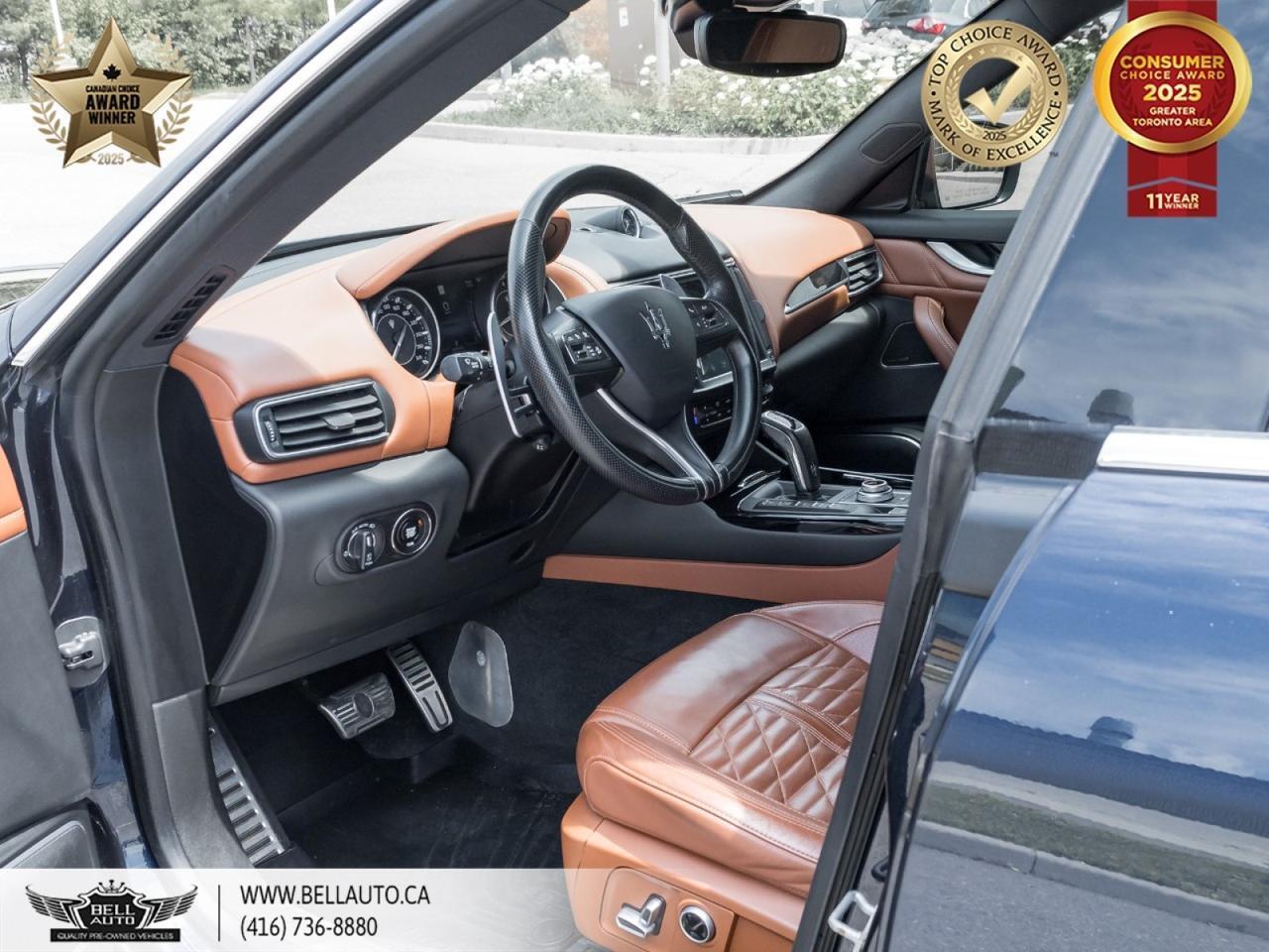 2021 Maserati Levante S GranSport | PANORAMIC ROOF | POWER AND MEMORY SEATS | LEATHER | BACKUPCAM | NO ACCIDENT Toronto ON