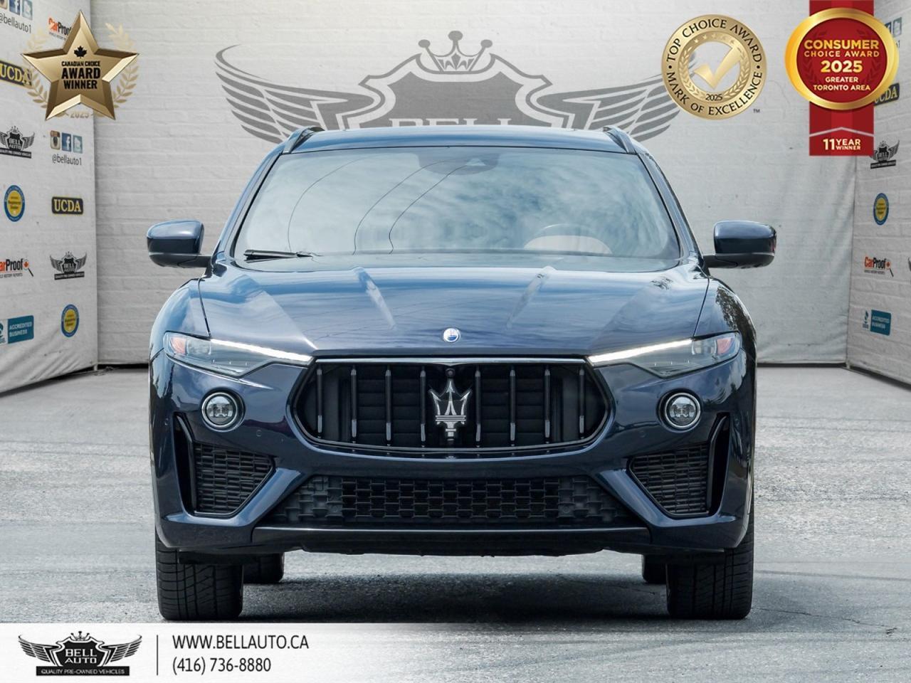 2021 Maserati Levante S GranSport | PANORAMIC ROOF | POWER AND MEMORY SEATS | LEATHER | BACKUPCAM | NO ACCIDENT Toronto ON
