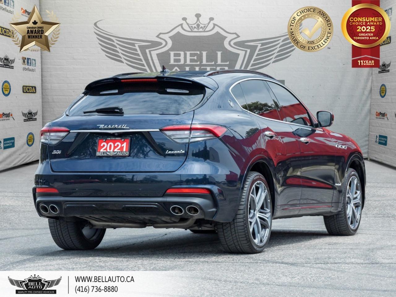 2021 Maserati Levante S GranSport | PANORAMIC ROOF | POWER AND MEMORY SEATS | LEATHER | BACKUPCAM | NO ACCIDENT Toronto ON