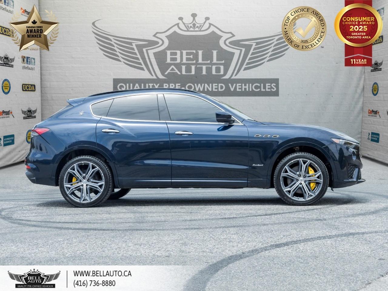 2021 Maserati Levante S GranSport | PANORAMIC ROOF | POWER AND MEMORY SEATS | LEATHER | BACKUPCAM | NO ACCIDENT Toronto ON